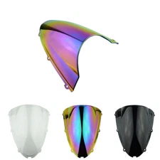Windshield WindScreen Double Bubble For Kawasaki ZX6R 05-08 ZX10R 2006-2007