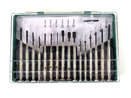 16 Piece Precision Screwdriver Set - eye glasses watches electronics repair work - Picture 3 of 4
