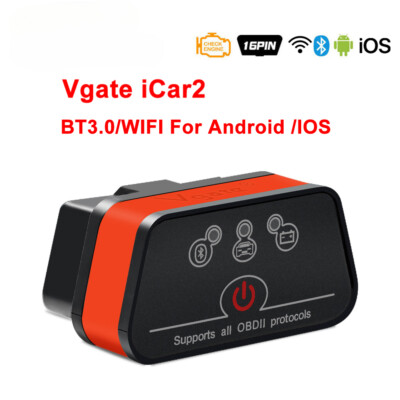 Bluetooth WIFI Car Scanner Tool ELM327 V2.2 for IOS/Android OBD 2 OBD2 Scanner
