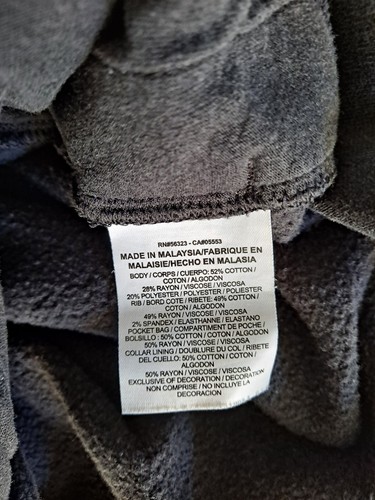 Nike Running Athletic Sweatshirt Pullover Jacket Girl's Size M Black - Picture 6 of 6