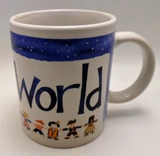 "JOY TO THE WORLD" CHRISTMAS-HOLIDAY COFFEE-TEA-HOT CHOCOLATE, MUG-CUP, 12oz