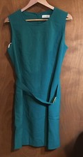Womens Dress CALVIN KLEIN, Green, Sleeveless, Size 12,     b36