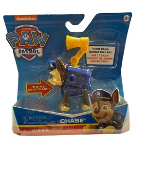 Nickelodeon PAW Patrol Talking Chase Action Pup Figure Spin Master New 
