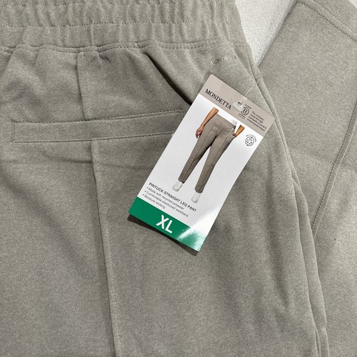 Mondetta Pants Adult Beige Pintuck Straight Leg Womens Size XL - Picture 4 of 5
