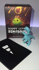 Happy Little Dinosaurs  Mini Series Vinyl Figure & Promo Card  RAGING RAPTOR