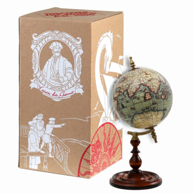Globus Terrarum 1666 Old World Globe 8