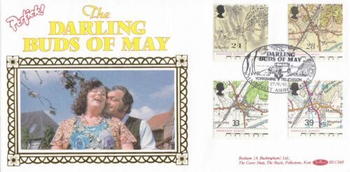 (87529) GB Benham FDC BLCS68 Ordnance Survey Darling Buds of May Ashford 1991 - 第 1/2 張圖片