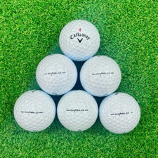 24 Callaway Diablo Used Golf Balls 5A Mint Condition White Lot