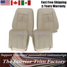 2007-2013 2014 For Ford Expedition Driver Passenger Bottom-top Seat Cover Tan