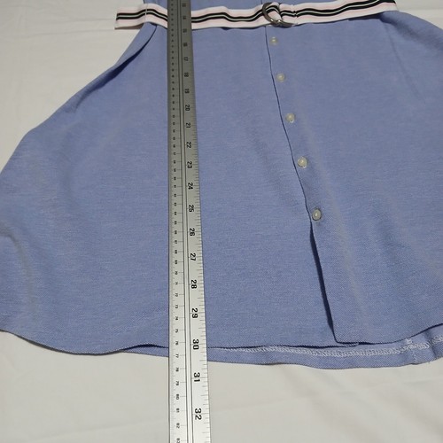 Polo Ralph Lauren Dress Shirtwaist Belted Casual Blue Kids Size L (12-14) - Picture 5 of 6