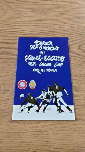 France v Scotland Rugby Union Programmes 1959 - 2015 - Picture 21 of 40