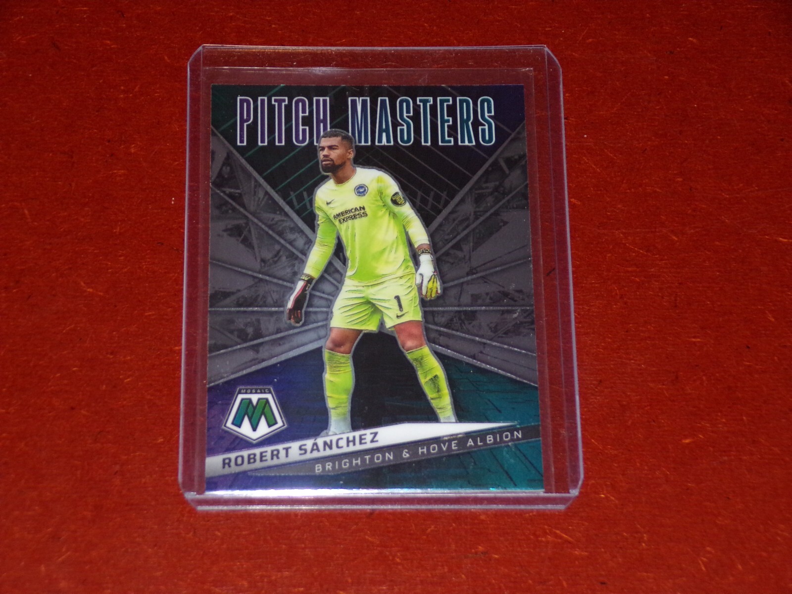 202122 Panini Mosaic Premier League Pitch Masters 12 Robert Sanchez