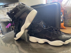Nike Air Jordan 6 Rings Black/Blue 6.5Y (323419-016) NO BOX | eBay