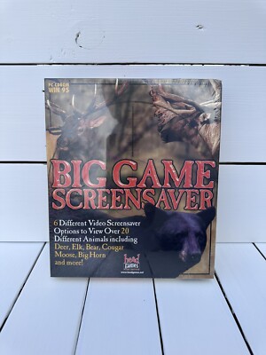 Big Game Hunter PC CD-ROM Pre Cabelas Head Games Unique New Sealed