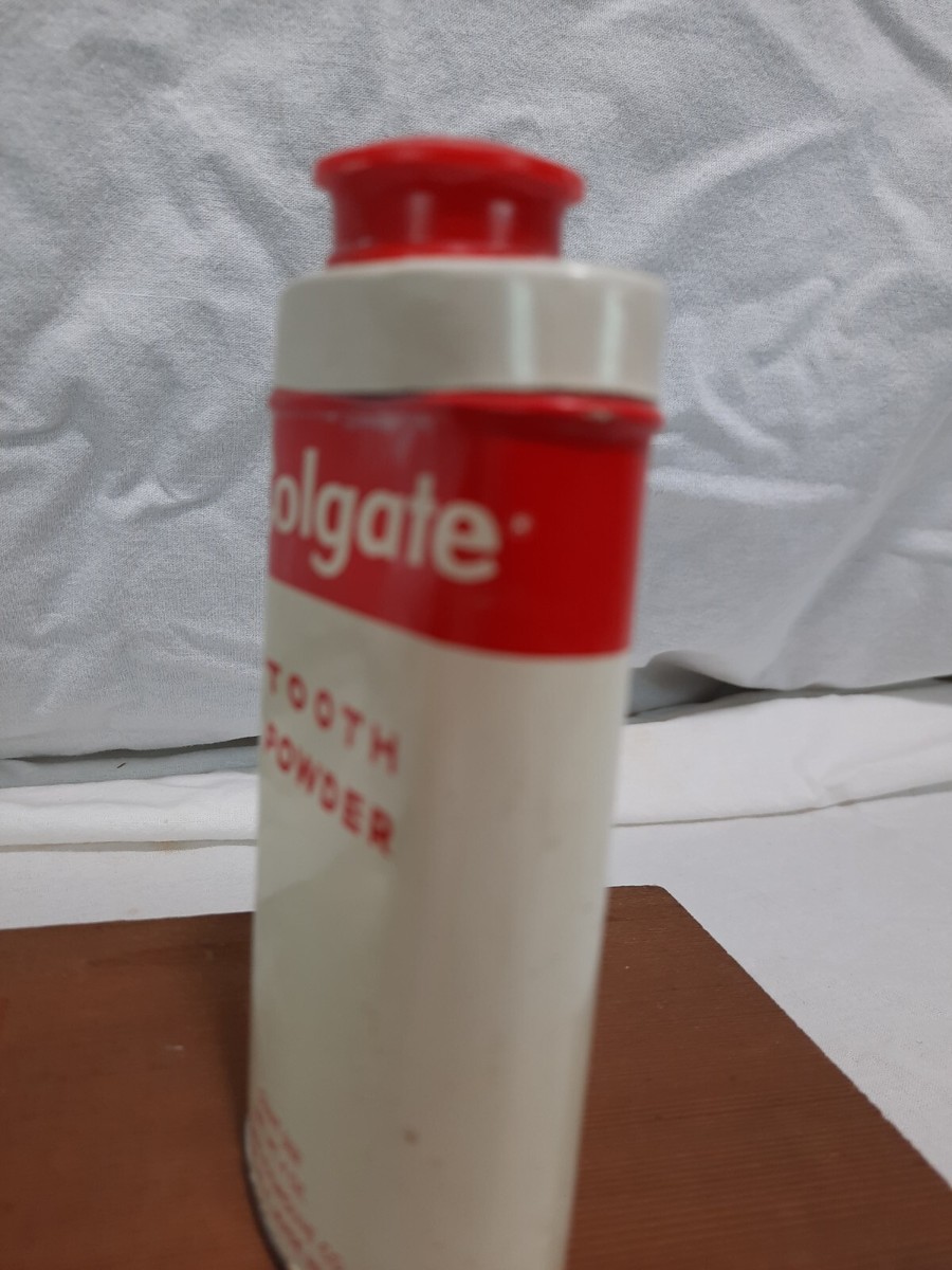 2 Colgate Tooth Powder Cans Vintage 4oz Tins B23 | eBay