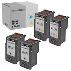4pk Pg-210Xl Cl-211Xl for Canon Black & Color Ink Cartridge iP2702 Mp240 Mp250