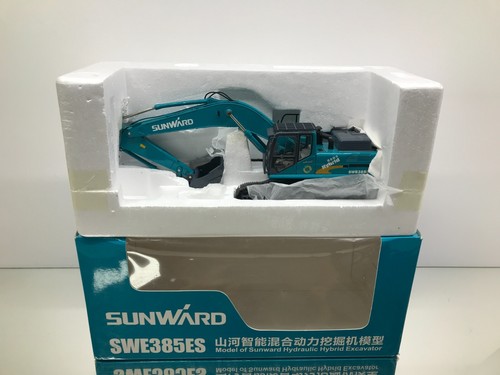 SUNWARD SWE385ES HYDRAULIC TRACK EXCAVATOR CHINA DIECAST -1:35- GOOD IN BOX - Bild 3 von 15