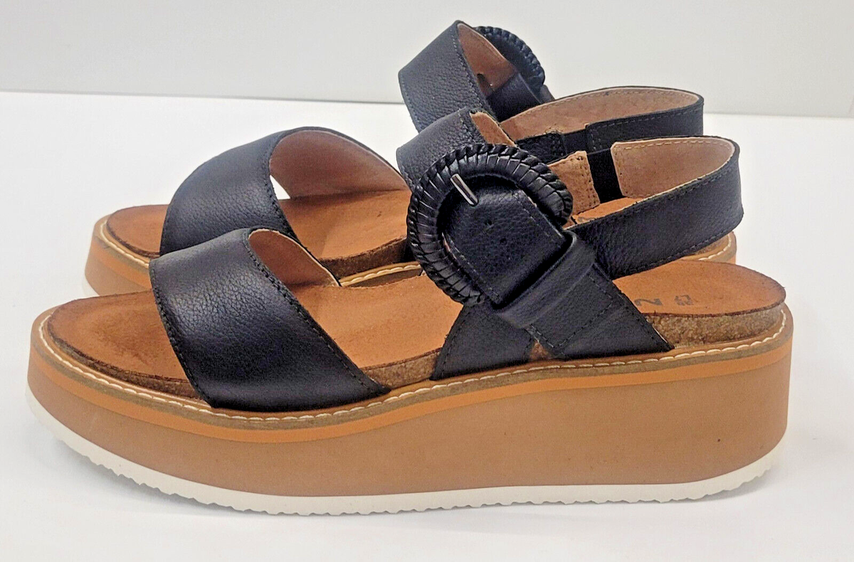 Naot Womens Crepe Black Soft Leather 40 | eBay