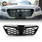 For 2020-2022 Subaru Outback Front Upper Grille Glossy Black W/ Camera Hole