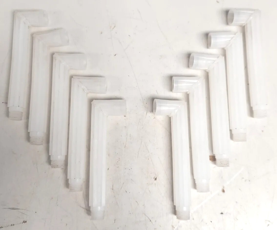Lot of 10 - PPG/Semco 220552, 90Degree Sealant Nozzle Extension