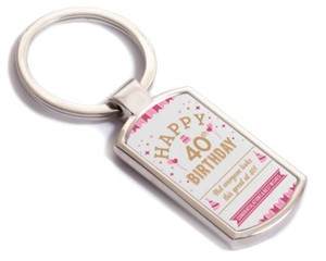 40th Birthday Happy Present Gift Idea For Women Her Female Keepsake Coaster