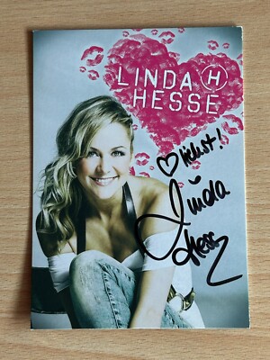 Linda Hesse - Autogrammkarte original signiert - #S19058