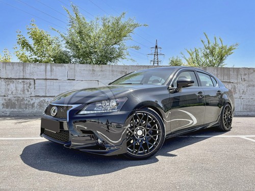 Front fangs for Lexus GS F-Sport bumper lip TRD style L10 GS250 GS350 GS450h - Picture 2 of 21