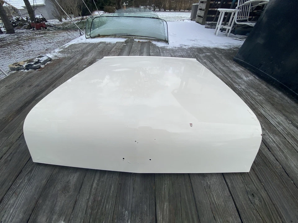 1959 Ford Galaxie/ Fairlane White Hood - Image 2 of 4