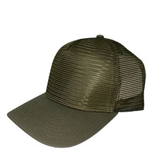 Pacific Headwear ORIGINAL 5-Panel Mesh Overlay Trucker Snapback Cap Hat P724