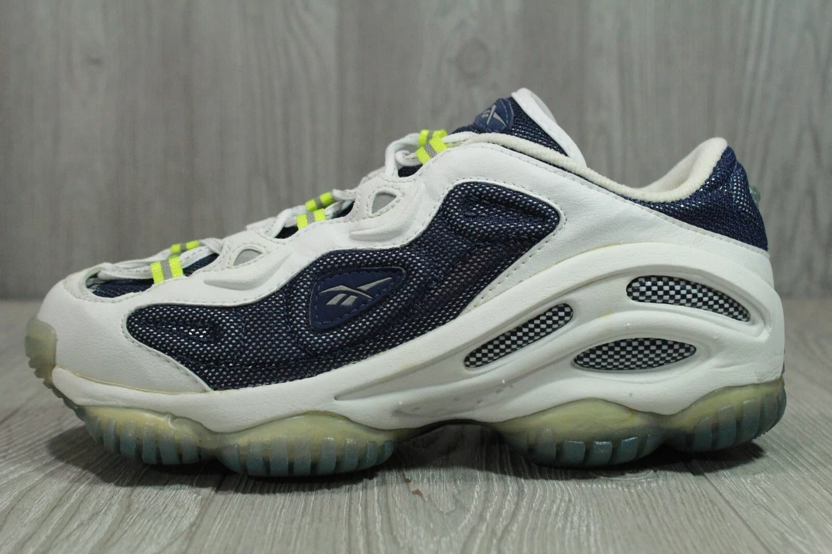 New Rare Vintage Reebok DMX RXT White Blue Shoes Womens 9.5 Mens 8 | eBay