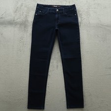 Jordache Jeans Youth/Girls Size 16 Blue Low-Rise Skinny Denim Pants 29" Inseam