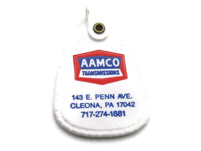 Vintage AAMCO Transmissions Keychain Fob Advertising Auto Repair Cleona PA