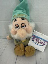 The Disney Store Snow White's Seven Dwarfs Mini Bean Bag Plush Sleepy