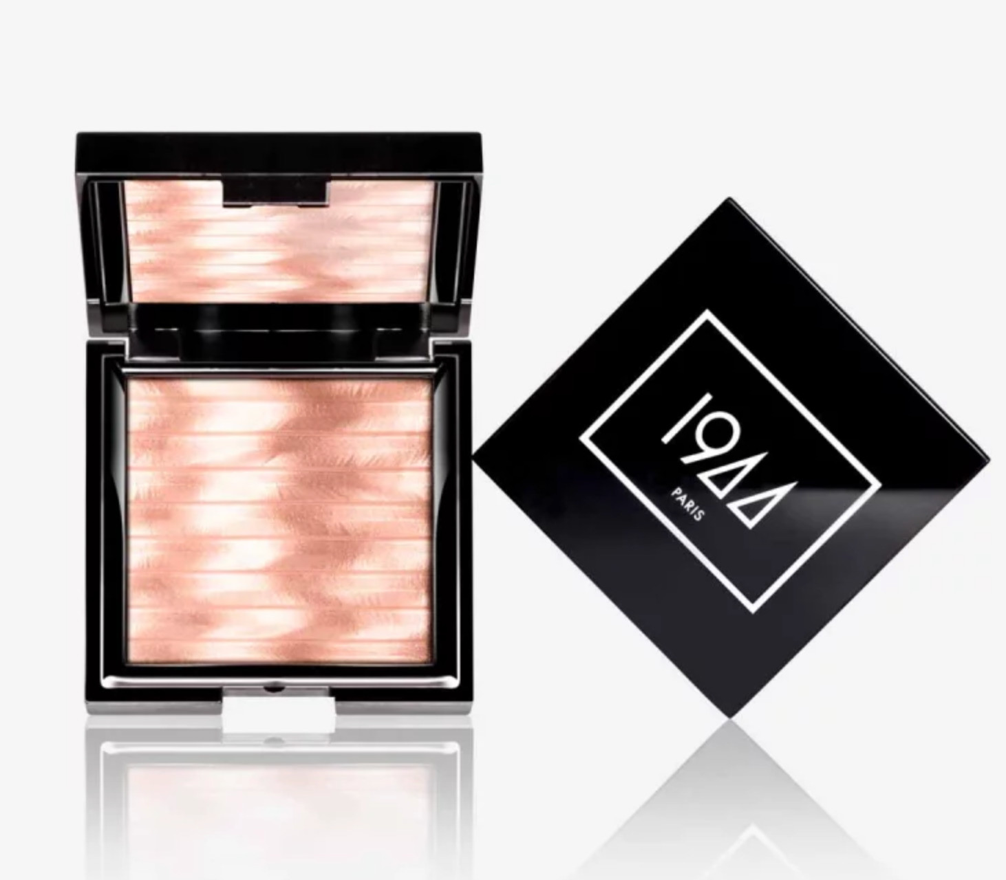Enlumineur poudre or rose LU101 pour un effet glow naturel et longue duree
