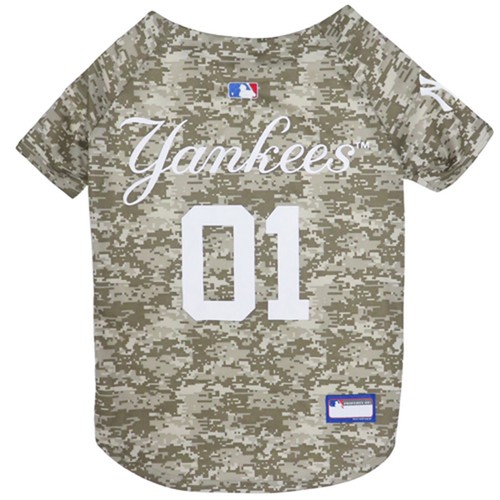 Camiseta deportiva de camuflaje Pets First MLB para perros y gatos linda y de moda para perros - Imagen 21 de 22