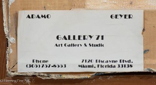 Beautiful Oil Painting Impressionist Sunset by Miami Florida Artist Adamo Geyer - Picture 10 of 10