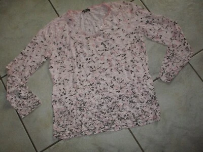 Super Shirt STREET ONE Gr. 42 rosa Cresh Optik Muster w.  NEU - Bild 1 von 2