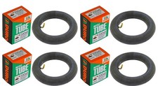 4 - DURO Bicycle Inner Tube 10" x 2.50" 90 Degree Bent Standard Schrader/Valve