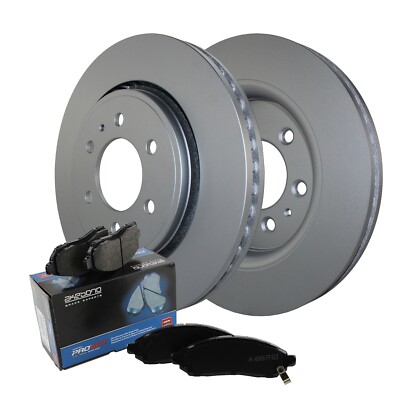 Front Brake Kit 350mm Rotors Akebono Ceramic Pads For Expedition F-150 Navigator