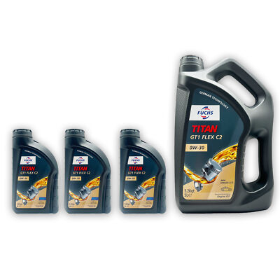 8 L Fuchs Titan GT1 Flex C2 0W30 | MB 227.61 | MB 229.61 | BMW LONGLIFE-12 FE