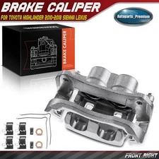 Front Right Brake Caliper with Bracket for Toyota Highlander Sienna Lexus RX350