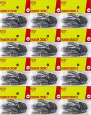 (12) Strike King 3/4 Oz Thunder Cricket Bladed Vibrating Jigs Mouse Brand New