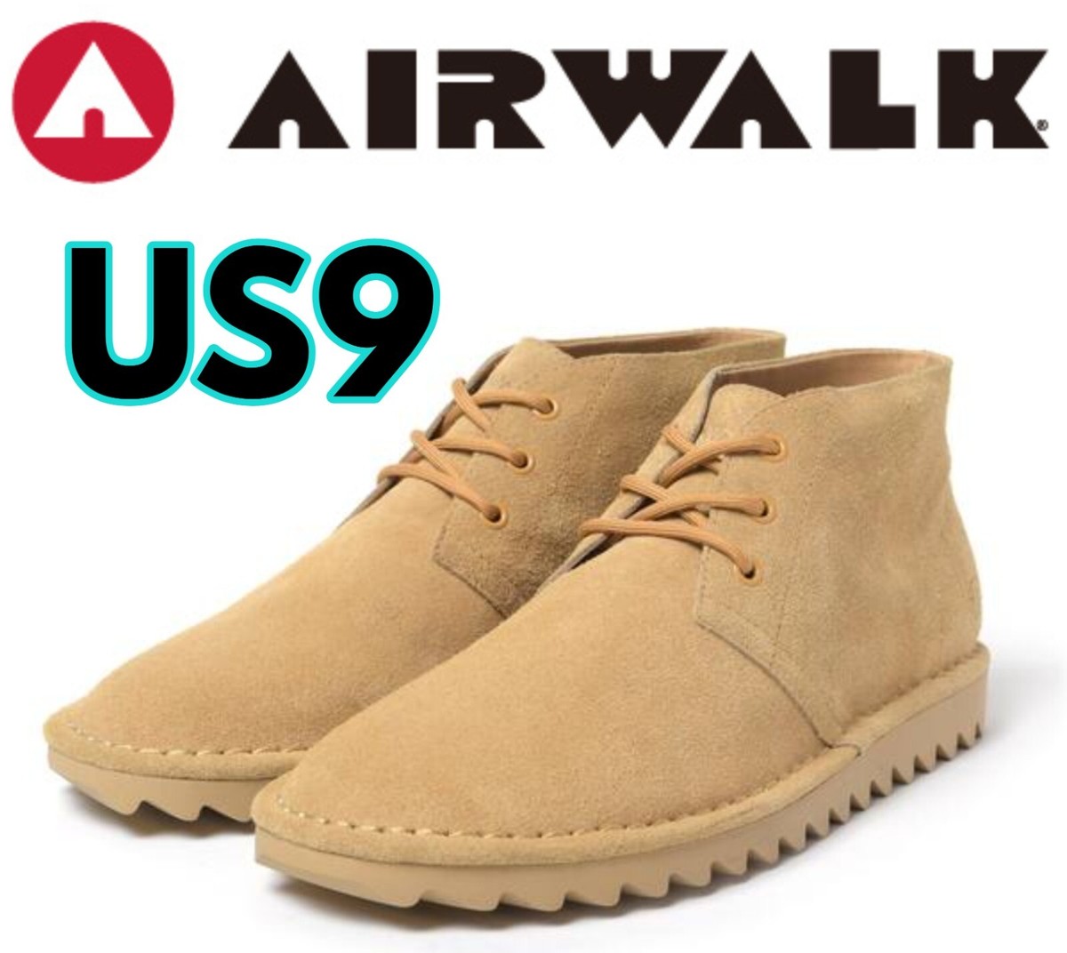 AIRWALK uniform experiment RIPPLE BOOTS Beige AWC0028 Suede UE US9 