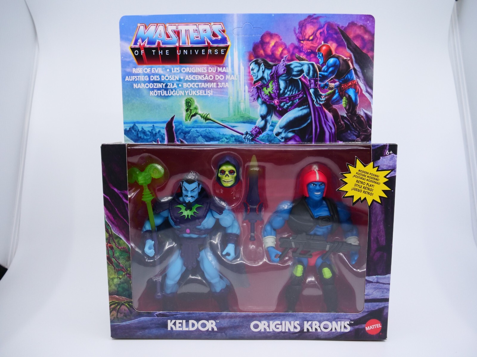 Figurines Masters Of The Universe Origins Keldor et Kronis MOTU