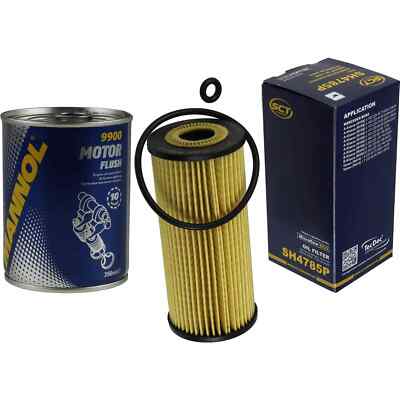 Original SCT Ölfilter SH 4785 P + SCT Motor Flush Motorspülung