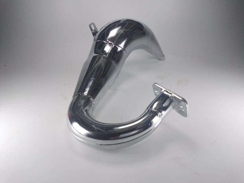 Chrome Tune Pipe for Big Engines on Losi 5T 4WD 38mm Exhaust mounting Holes 46cc - Image 4 of 4