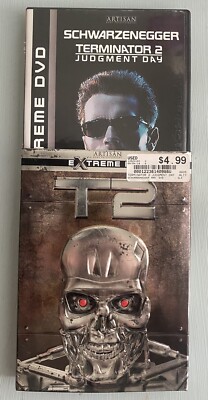 T2 (Terminator 2) (DVD, 1991, 2-Disc Extreme DVD, w/ Tin Case & Insert)