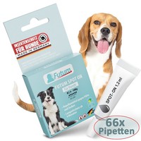Futum 66X1,2Ml Spot On FüR Hunde 4-10Kg Repellent-Mittel Gegen FlöHe Und Zecken