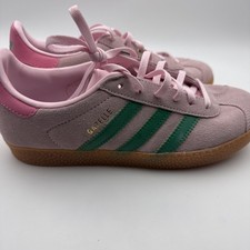 New Adidas Gazelle J Clear Pink / JP7128 / Unisex Kids Size 4 Youth Girls NIB