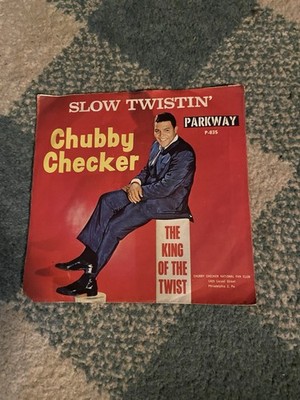 Chubby Checker SLOW TWISTIN' (GREAT SOUL 45/PS) #835 PLAYS VG++